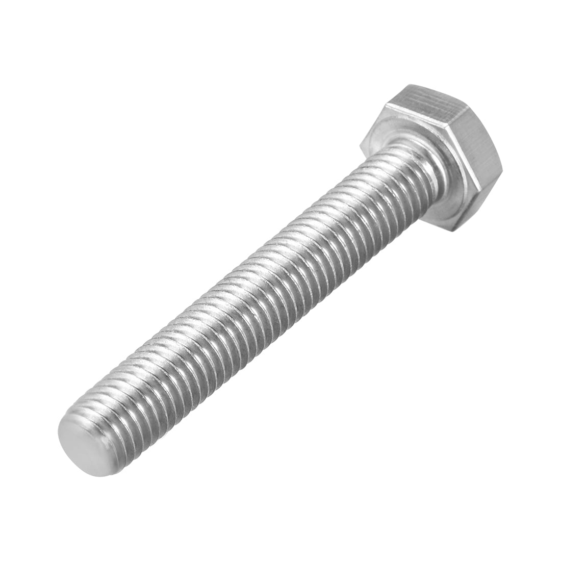 uxcell Uxcell M8 Thread 60mm Length Hex Bolts 304 Stainless Steel Hexagon Screw Bolt 10pcs