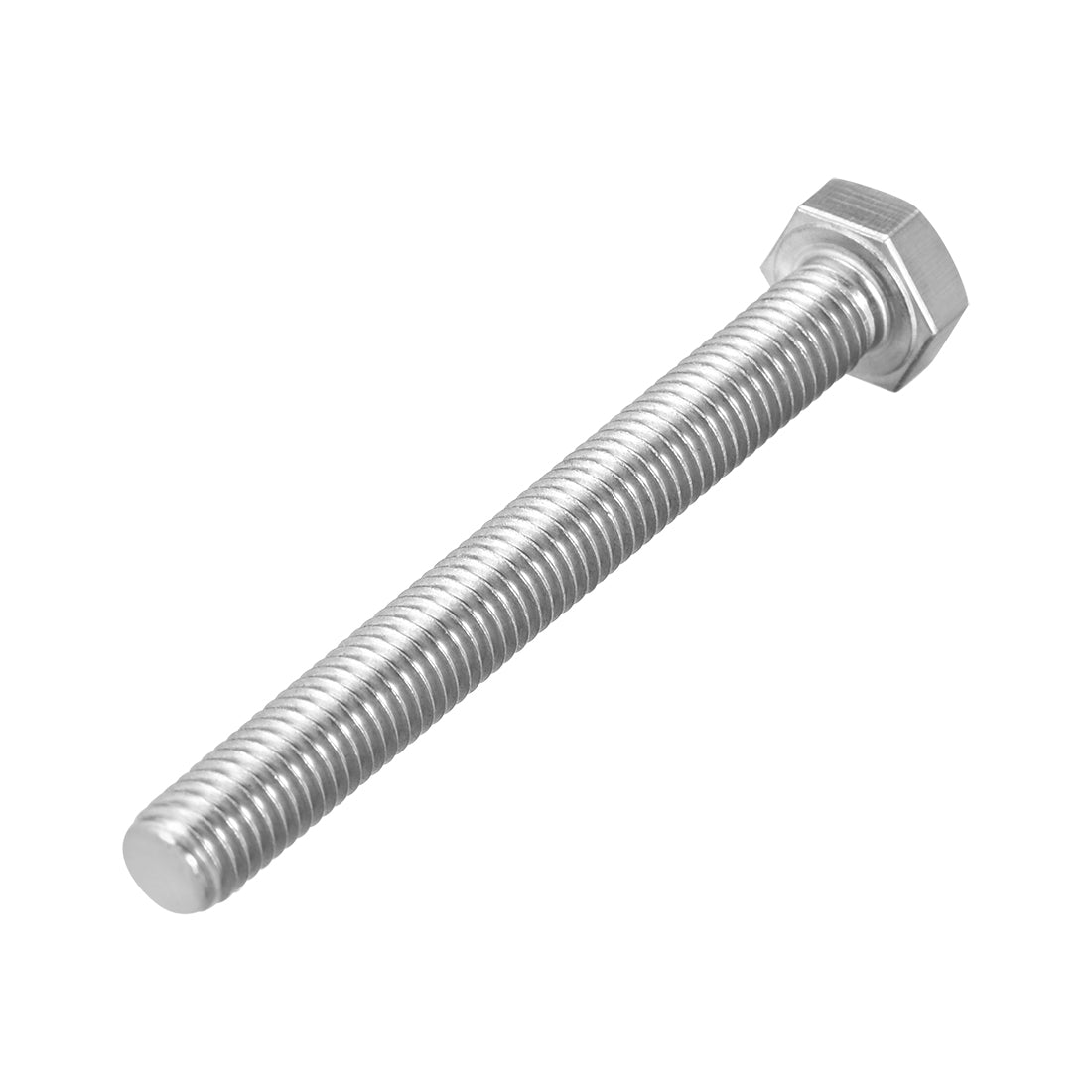 uxcell Uxcell M8 Thread 70mm Length Hex Bolts 304 Stainless Steel Hexagon Screw Bolt 5pcs