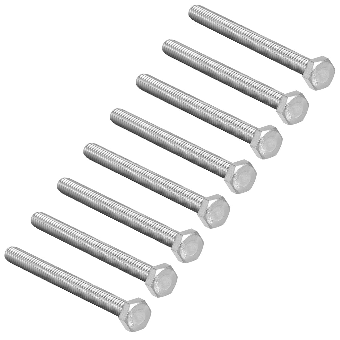 uxcell Uxcell M8x90mm Hex Bolts 304 Stainless Steel Hexagon Screw Bolt 8pcs