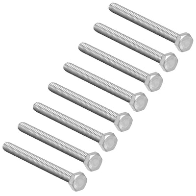 uxcell Uxcell M8x90mm Hex Bolts 304 Stainless Steel Hexagon Screw Bolt 8pcs