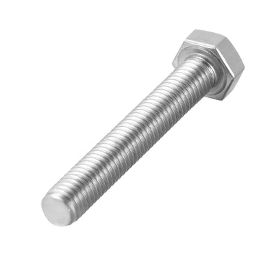 Harfington Uxcell M5x40mm Hex Bolts 304 Stainless Steel Hexagon Screw Bolt 10pcs