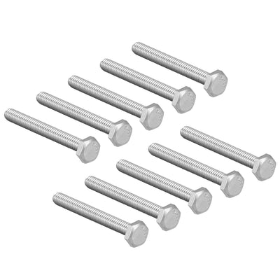 uxcell Uxcell M4x35mm Hex Bolts 304 Stainless Steel Hexagon Screw Bolt 10pcs