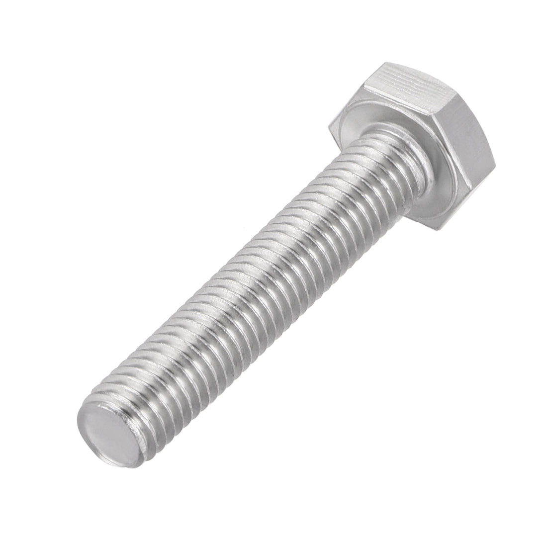 uxcell Uxcell M10 Thread 55mm Length Hex Bolts 304 Stainless Steel Hexagon Screw Bolt 5pcs