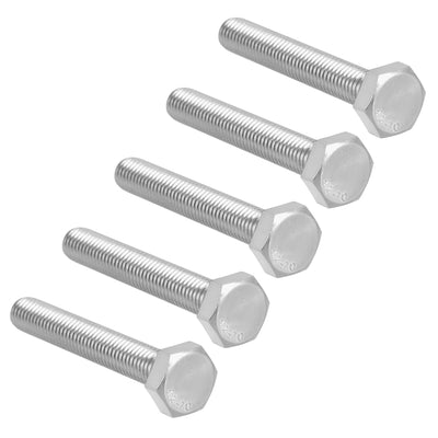 uxcell Uxcell M10x65mm Hex Bolts 304 Stainless Steel Hexagon Screw Bolt 5pcs