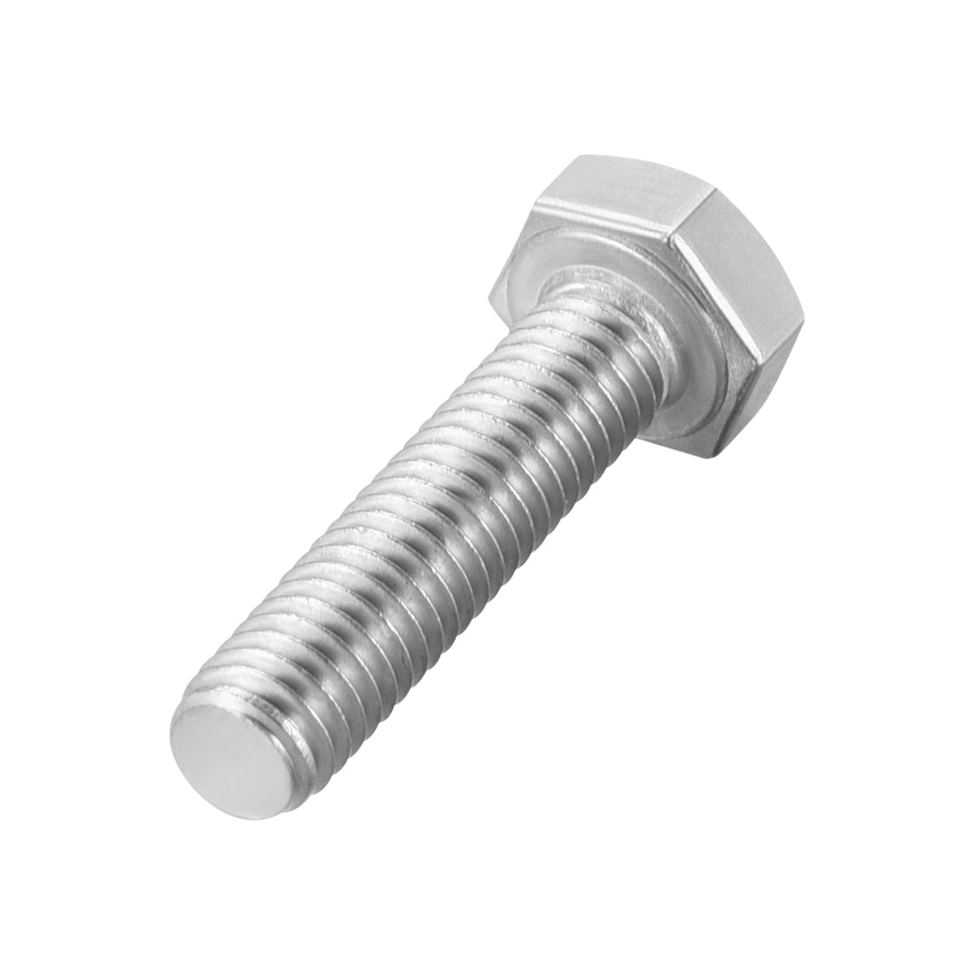 uxcell Uxcell M6x25mm Hex Bolts 304 Stainless Steel Hexagon Screw Bolt 10pcs