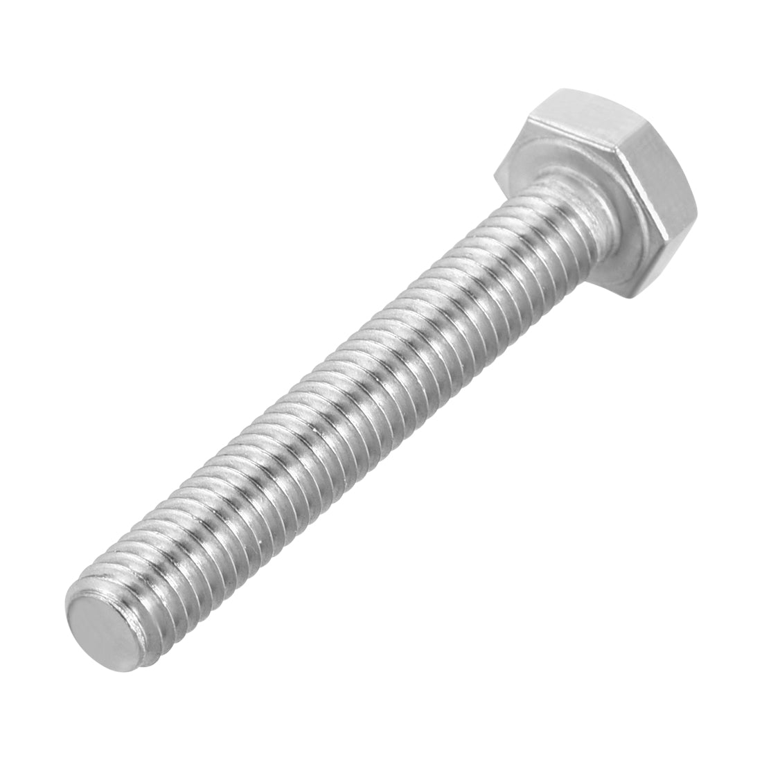 uxcell Uxcell M6x40mm Hex Bolts 304 Stainless Steel Hexagon Screw Bolt 10pcs