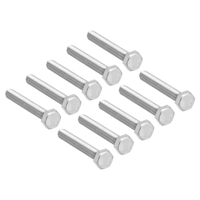 uxcell Uxcell M6x40mm Hex Bolts 304 Stainless Steel Hexagon Screw Bolt 10pcs