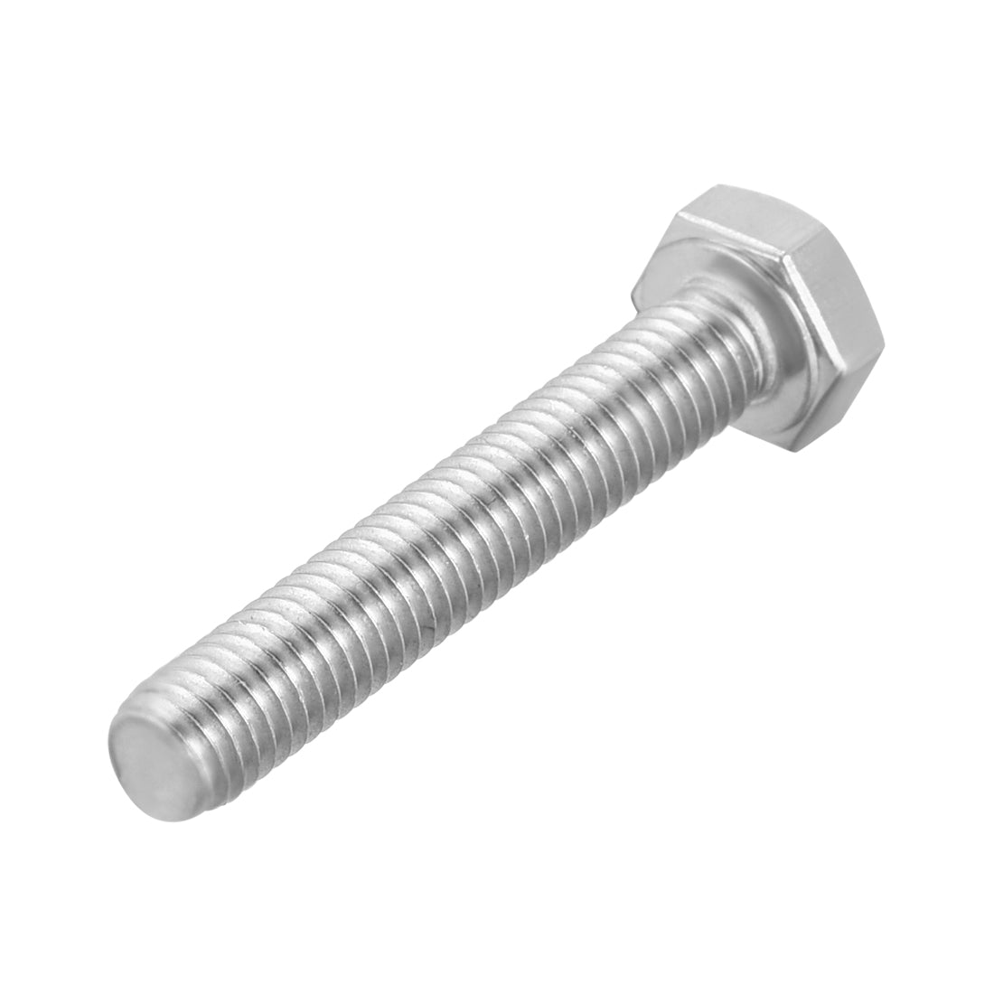 uxcell Uxcell M6x45mm Hex Bolts 304 Stainless Steel Hexagon Screw Bolt 10pcs