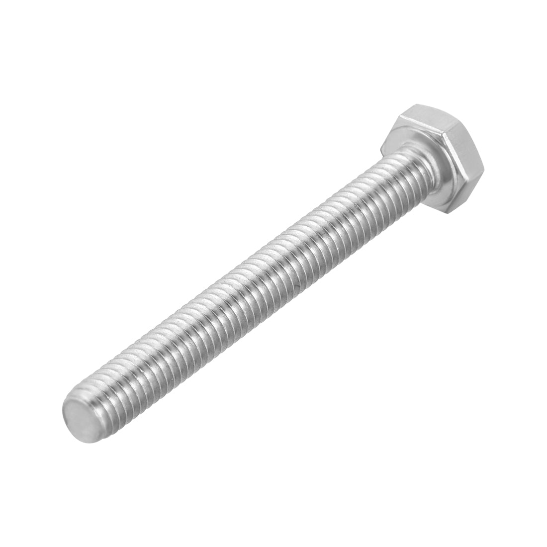 uxcell Uxcell M6x55mm Hex Bolts 304 Stainless Steel Hexagon Screw Bolt 5pcs