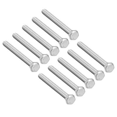 uxcell Uxcell M6x70mm Hex Bolts 304 Stainless Steel Hexagon Screw Bolt 10pcs