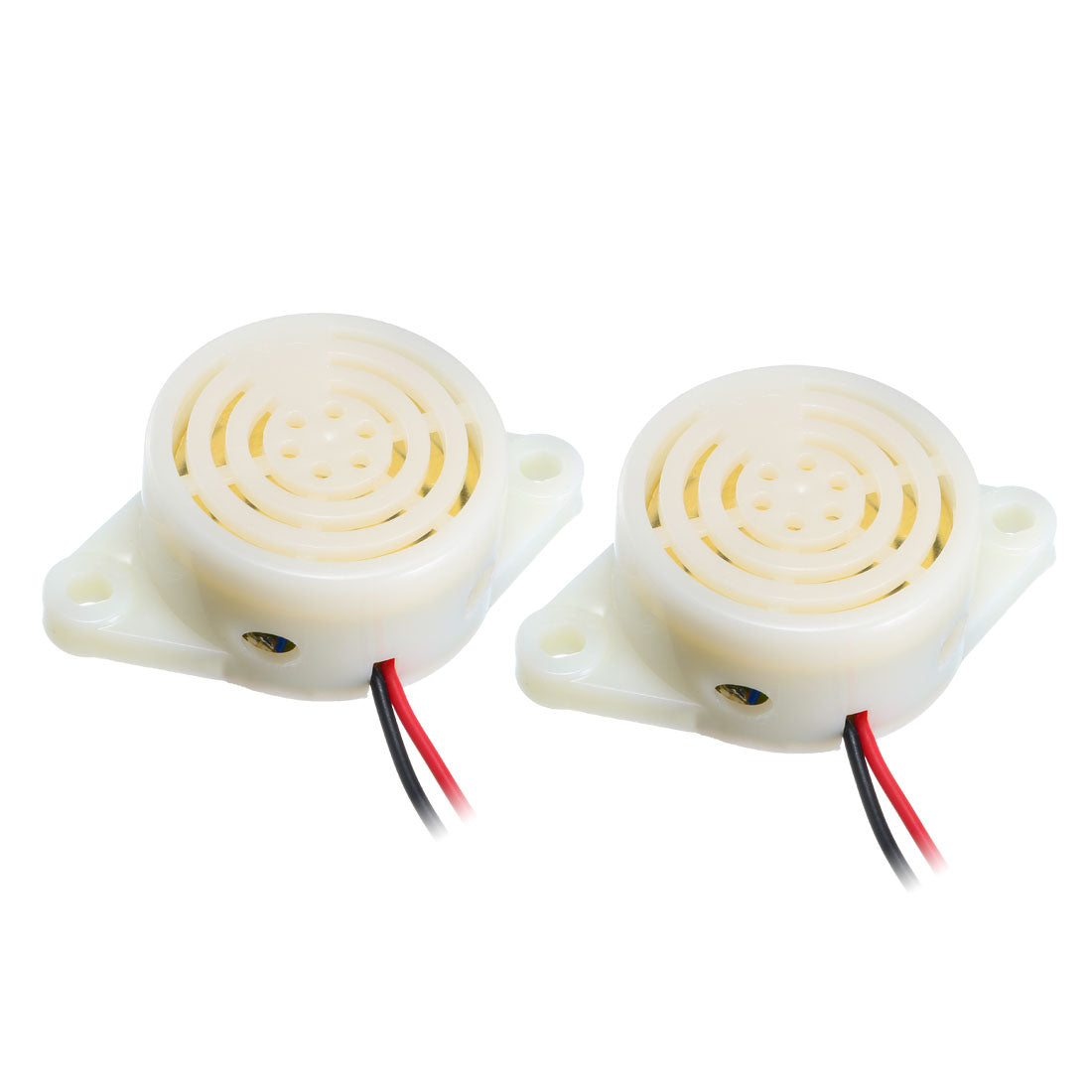 uxcell Uxcell 2Pcs DC 3V-24V 100dB Active  Electronic Buzzer Beep Tone Alarm Ringer Continuous Sound