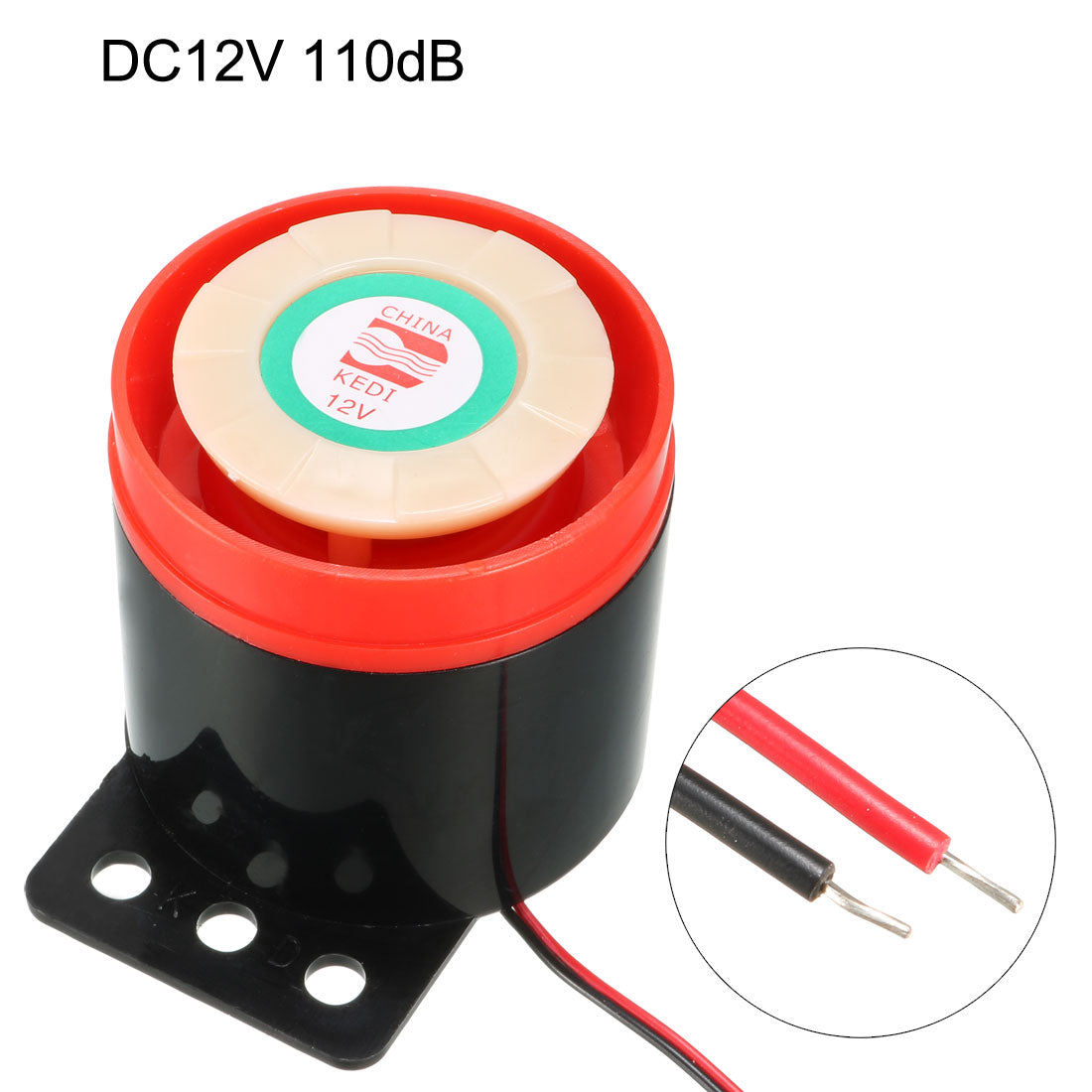 uxcell Uxcell DC12V  mini110dB Active  Electronic Buzzer Beep Tone Alarm Ringer Continuous Sound