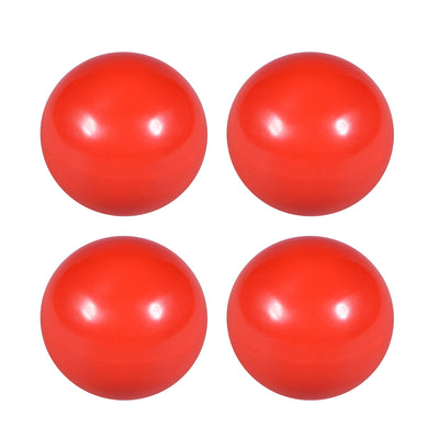 Harfington Uxcell 4Pcs Thermoset Ball Knob M10 Female Thread Machine Handle 40mm Diameter Smooth Rim Red