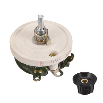 Harfington Uxcell 50W 200R Ohm Drahtloses Kreamik Potentiometer variabel Rheostat Widerstand Knopf de