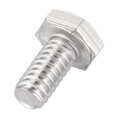 Harfington Uxcell 1/4-20 x 1/2" Hex Bolts 304 Stainless Steel Hexagon Screw Bolt 20pcs