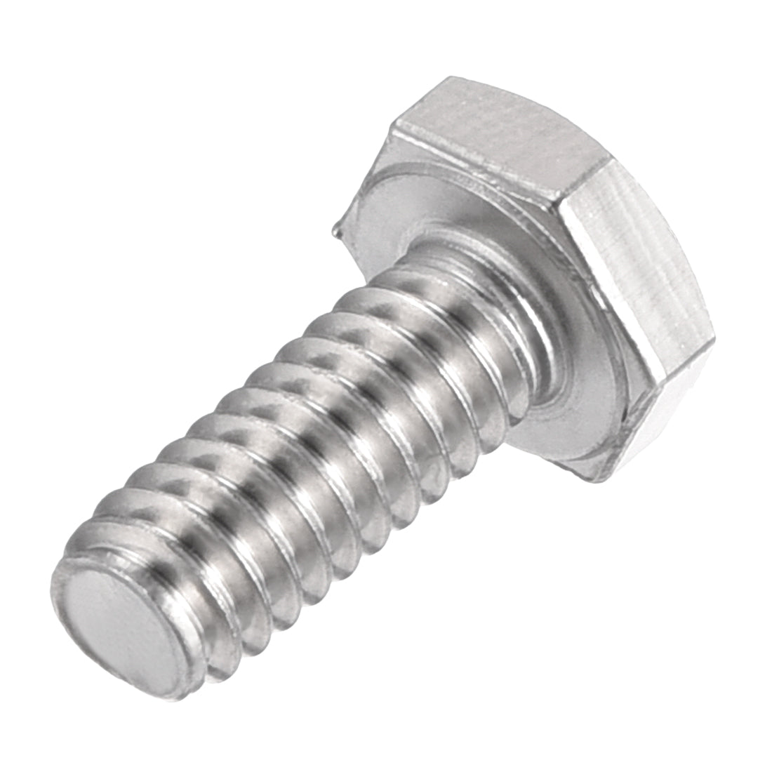 uxcell Uxcell 1/4-20x5/8" Hex Bolts 304 Stainless Steel Hexagon Screw Bolt 20pcs