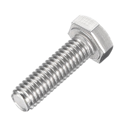 Harfington Uxcell M6x20mm Hex Bolts 304 Stainless Steel Hexagon Left Hand Screw Bolt 4pcs