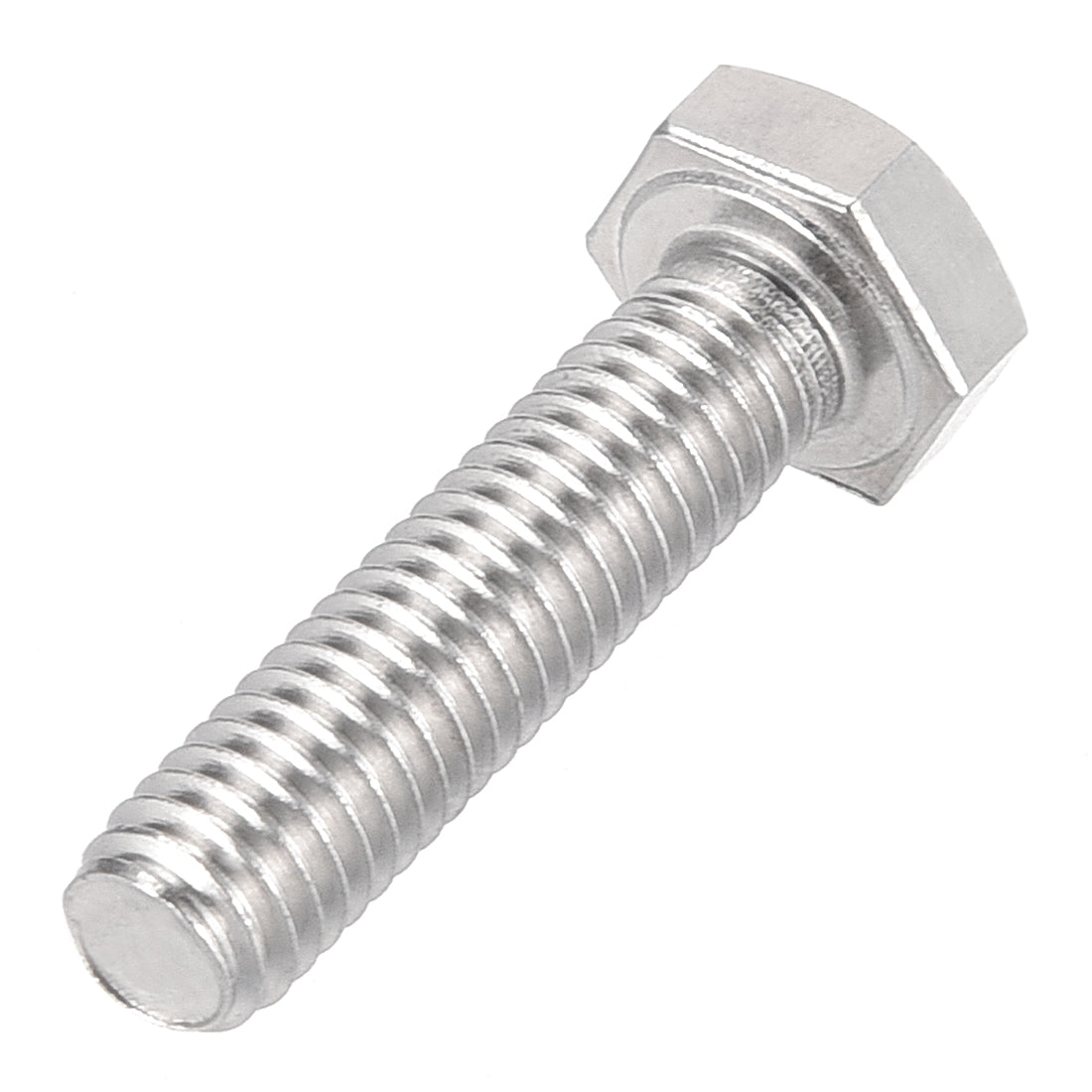 uxcell Uxcell M6x25mm Hex Bolts 304 Stainless Steel Hexagon Left Hand Screw Bolts 2pcs