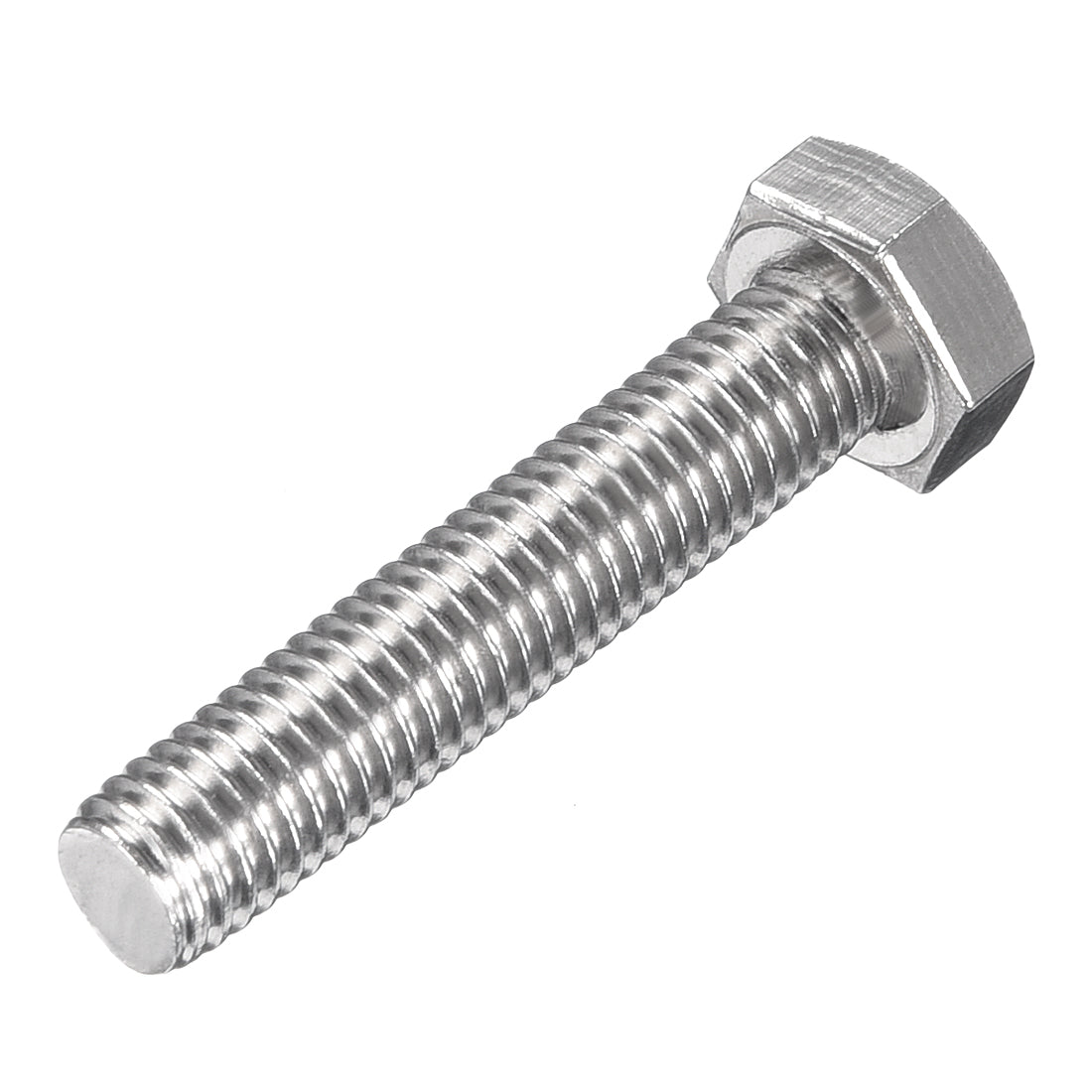 uxcell Uxcell M8x40mm Hex Bolts 304 Stainless Steel Hexagon Left Hand Screw Bolt 2pcs