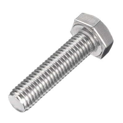 Harfington Uxcell M10x40mm Hex Bolts 304 Stainless Steel Hexagon Left Hand Screw Bolt