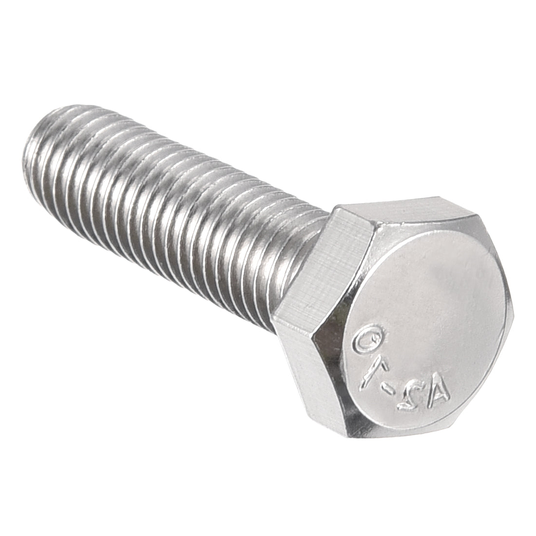 uxcell Uxcell M10x40mm Hex Bolts 304 Stainless Steel Hexagon Left Hand Screw Bolt