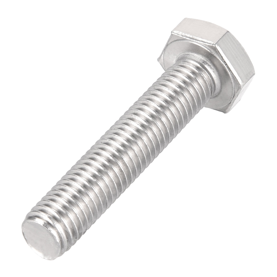 uxcell Uxcell M10x50mm Hex Bolts 304 Stainless Steel Hexagon Left Hand Screw Bolt 2pcs