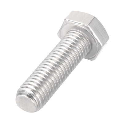 Harfington Uxcell M12x40mm Hex Bolts 304 Stainless Steel Hexagon Left Hand Screw Bolt