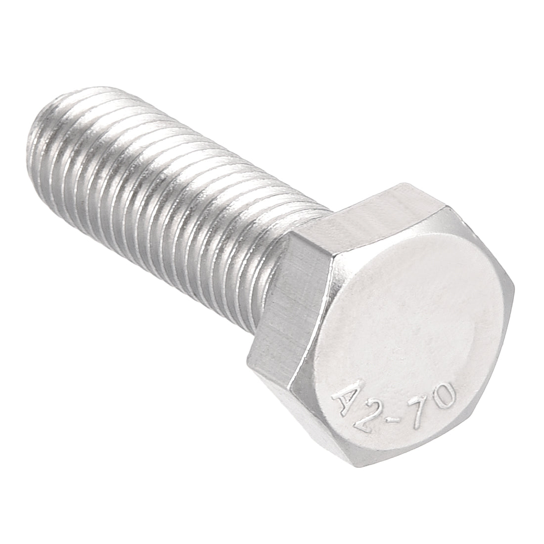 uxcell Uxcell M12x40mm Hex Bolts 304 Stainless Steel Hexagon Left Hand Screw Bolt