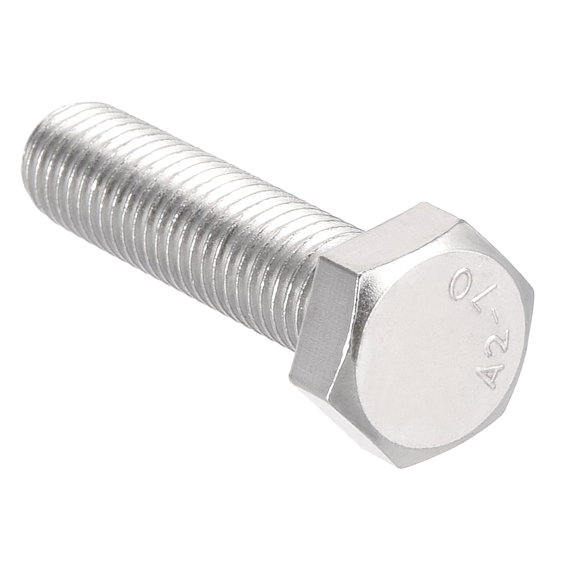 uxcell Uxcell M12x50mm Hex Bolts 304 Stainless Steel Hexagon Left Hand Screw Bolt