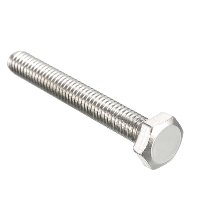 Harfington Uxcell M4x30mm Hex Bolts 304 Stainless Steel Hexagon Screw Bolt 50pcs