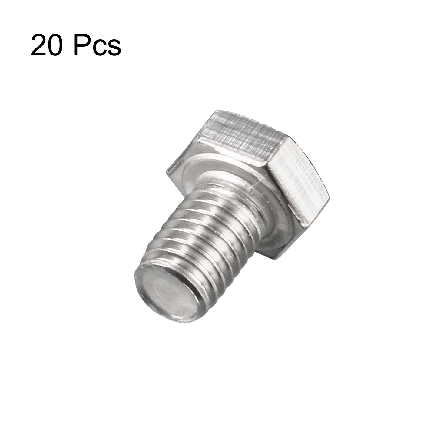 uxcell Uxcell M8x12mm Hex Bolts 304 Stainless Steel Hexagon Screw Bolt 20pcs