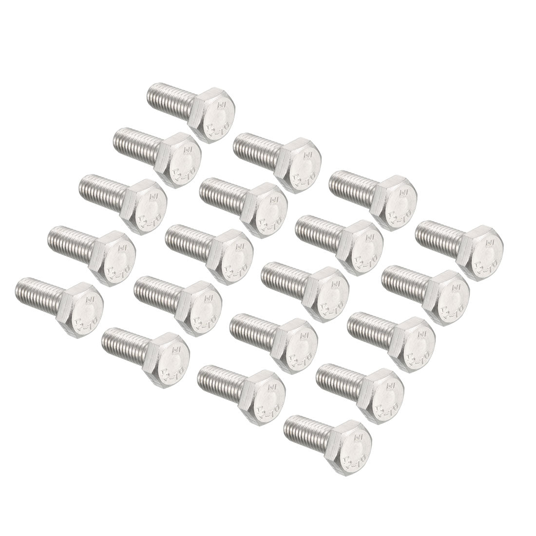 uxcell Uxcell M8x20mm Hex Bolts 304 Stainless Steel Hexagon Screw Bolt 20pcs