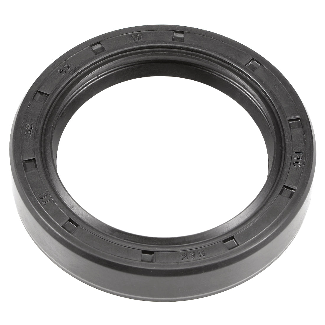 uxcell Uxcell Oil Seal, TC 38mm x 52mm x 10mm, Nitrile Rubber Cover Double Lip