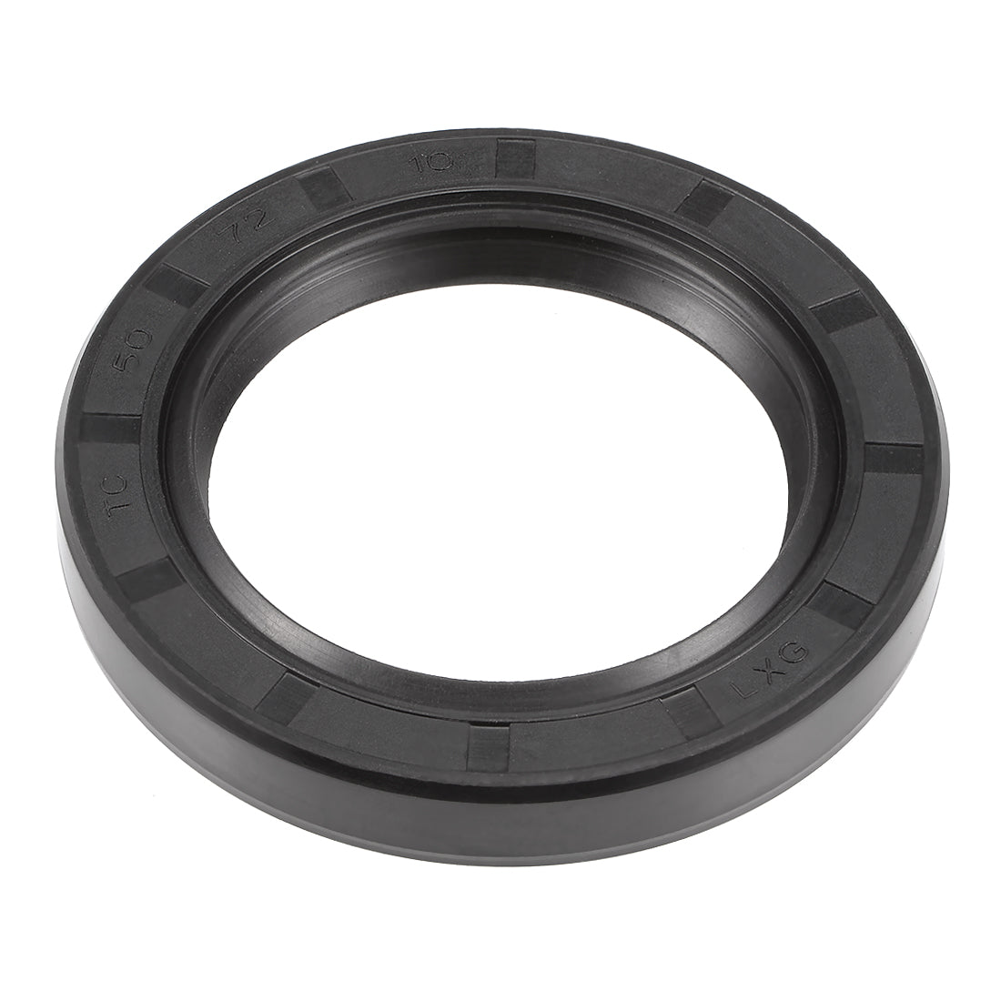 uxcell Uxcell Oil Seal, TC 50mm x 72mm x 10mm, Nitrile Rubber Cover Double Lip