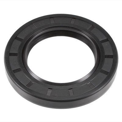 Harfington Uxcell Oil Seal, TC 50mm x 80mm x 10mm, Nitrile Rubber Cover Double Lip