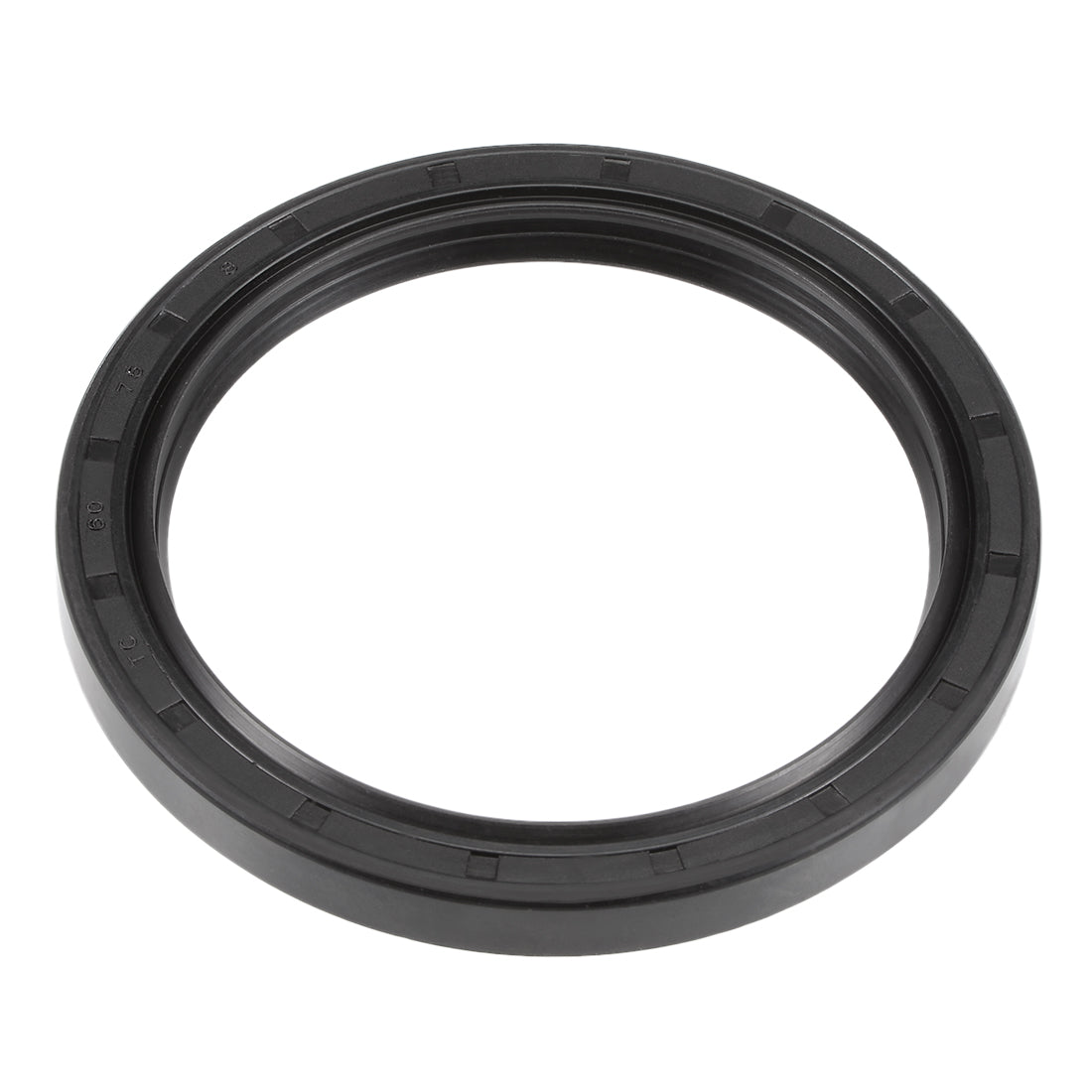 uxcell Uxcell Oil Seal, TC 60mm x 75mm x 8mm, Nitrile Rubber Cover Double Lip