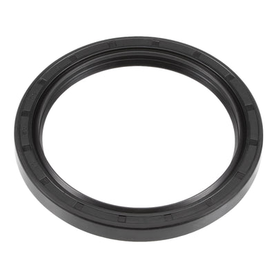 Harfington Uxcell Oil Seal, TC 60mm x 75mm x 8mm, Nitrile Rubber Cover Double Lip