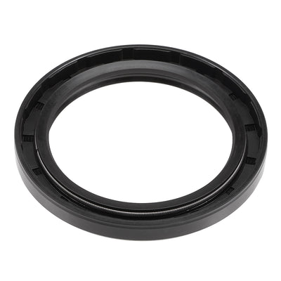 Harfington Uxcell Oil Seal, TC 60mm x 80mm x 8mm, Nitrile Rubber Cover Double Lip