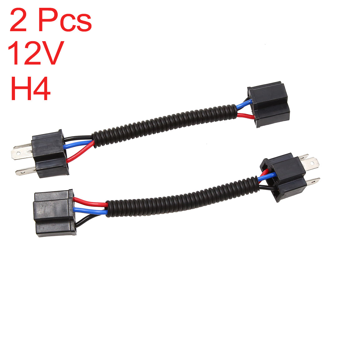 X AUTOHAUX 2pcs DC 12V Light Bulb Wire Harness Socket Extension  for Vehicle