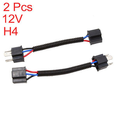 Harfington 2pcs DC 12V Light Bulb Wire Harness Socket Extension  for Vehicle