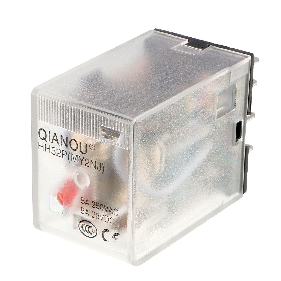 uxcell Uxcell AC 110 /120V Coil Red Indicator Light 8 Pin DPDT Electromagnetic General Purpose Power Relay