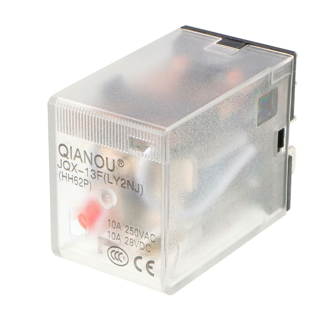 uxcell Uxcell AC 110 /120V Coil Red Indicator Light 8 Pin DPDT Electromagnetic General Purpose Power Relay JQX-13F