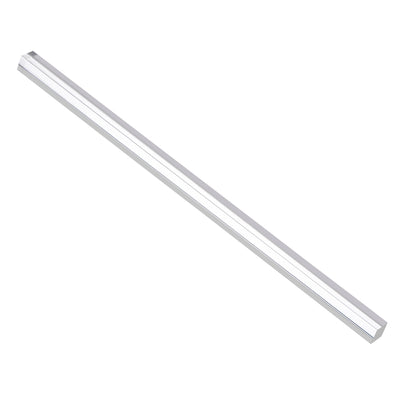 Harfington Uxcell 10mmx10mmx250mm Clear Solid Acrylic Square Rod PMMA Bar 8pcs