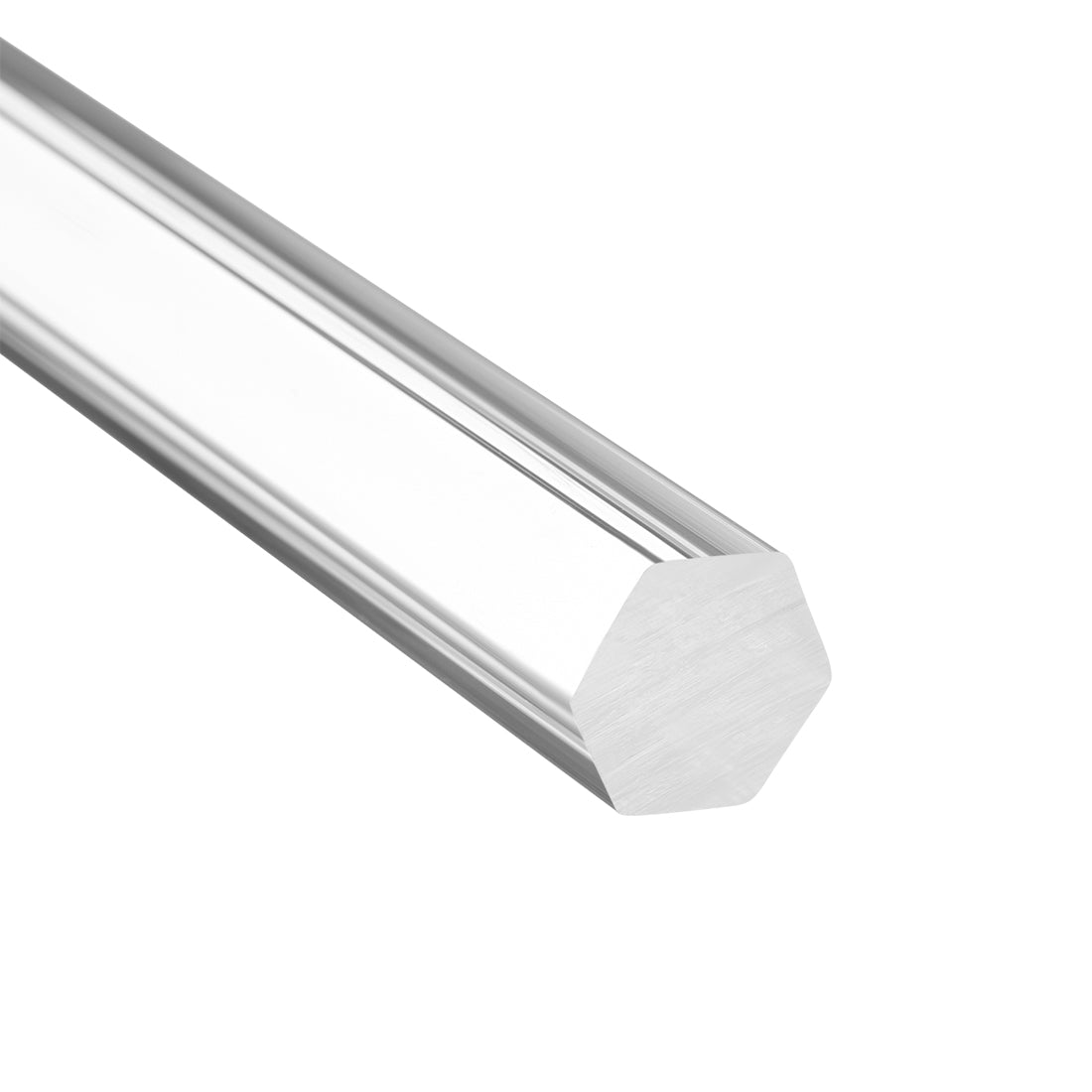 uxcell Uxcell 15mmx15mmx250mm Clear Solid Acrylic Hexagon Rod PMMA Bar 2pcs