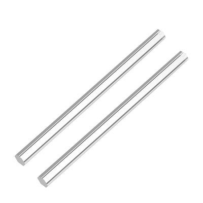 Harfington Uxcell 15mmx15mmx250mm Clear Solid Acrylic Hexagon Rod PMMA Bar 2pcs