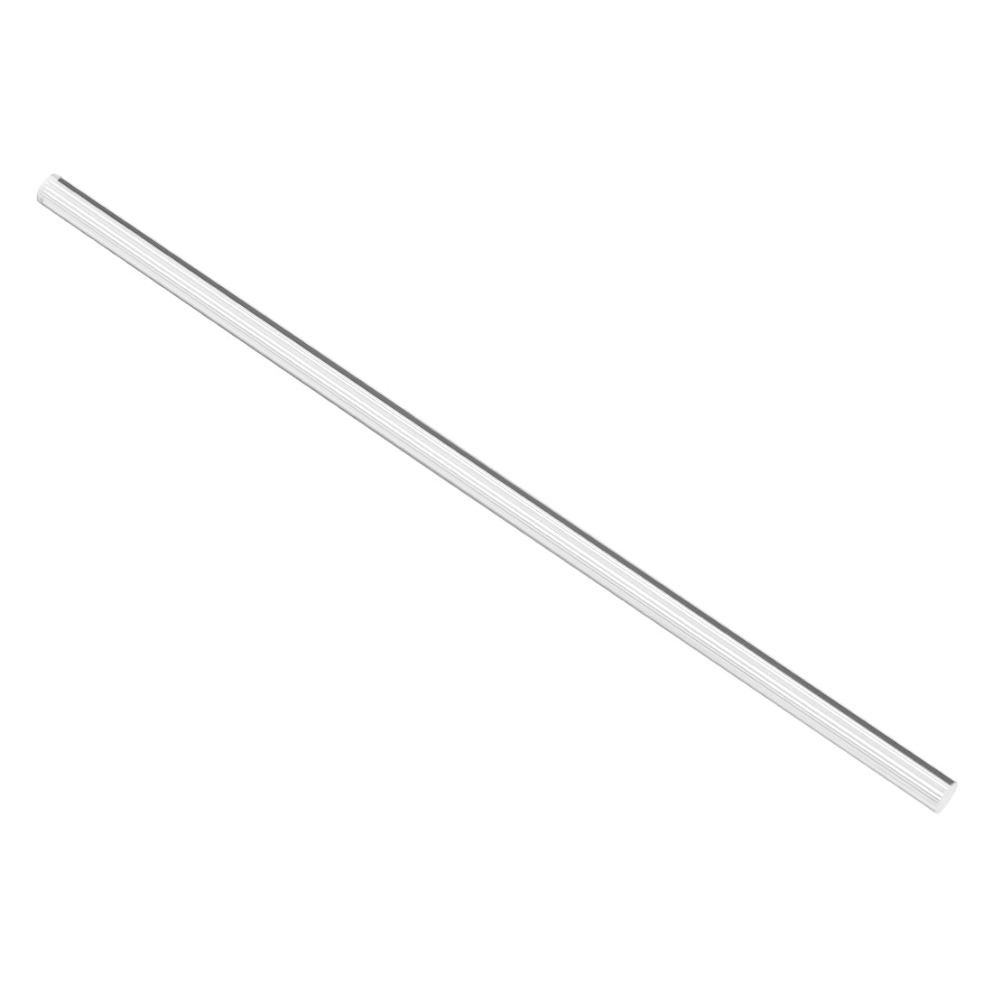 uxcell Uxcell 8mmx250mm Straight White Line Solid Acrylic Round Rod PMMA Bar