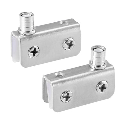 Harfington Stainless Steel Brushed Glass  Silver Tone Door Hinge