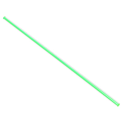 Harfington Uxcell 8mmx500mm Straight Light Green Line Solid Acrylic Round Rod PMMA Bar