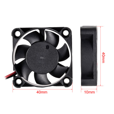 Harfington Uxcell SNOWFAN Authorized 40mm x 40mm x 10mm 24V Brushless DC Cooling Fan #0339