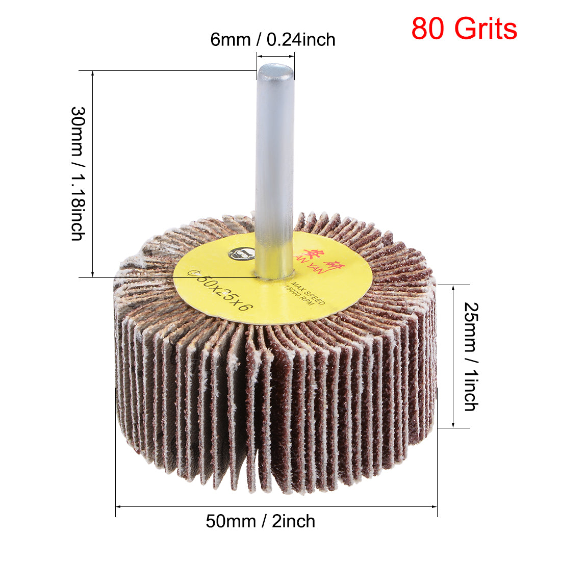 Harfington Flap Wheels, Shank Mounted Sanding Abrasive Wheel